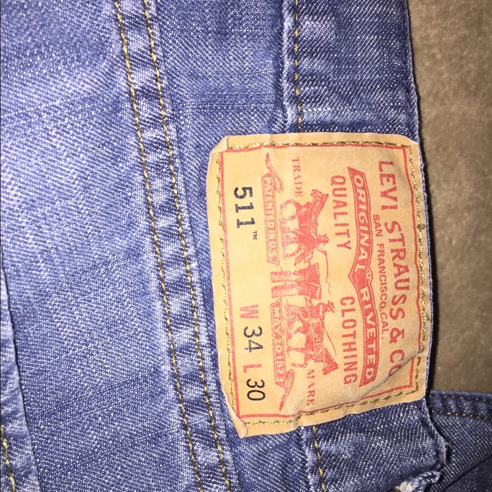 Men’s 511 Levi Jeans size 34 x 30